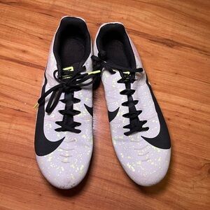 Nike Speckled Soccer Cleats - Black and Yellow